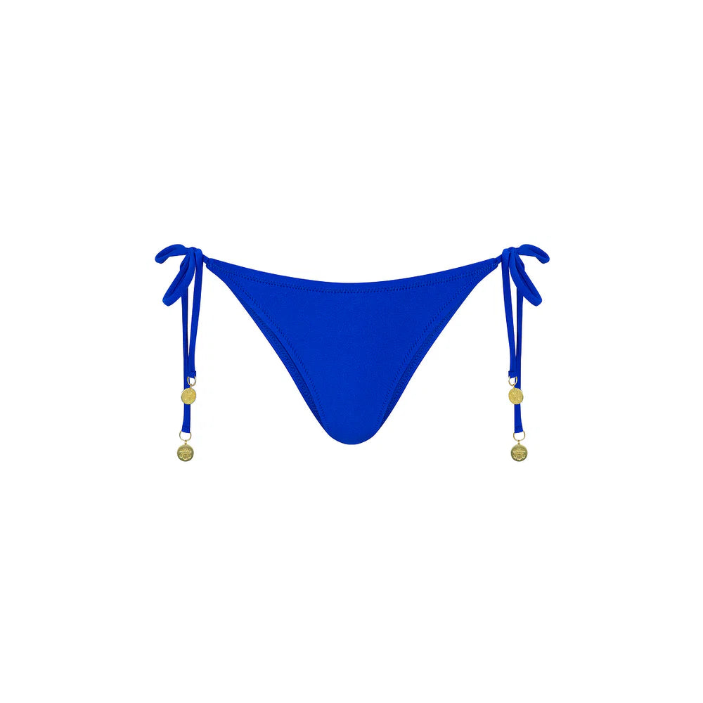 Kulani Kinis Full Coverage Tie Bikini Bottoms - Blue