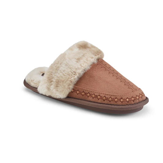 Cobian Colima Mule Slipper - Mocha