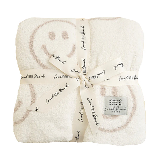 Local Beach Luxe Smiley Blanket Large