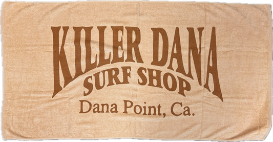 Killer Dana Arch Logo Towel Tan