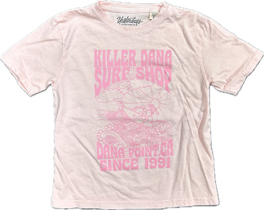 60's Stylin' Youth SS Tee Shell Pink