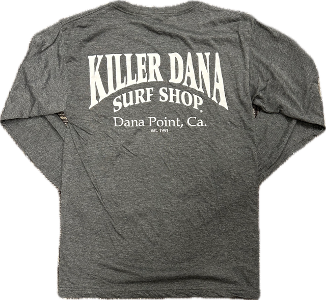 Killer Dana Arch Logo L/S Tee Charcoal