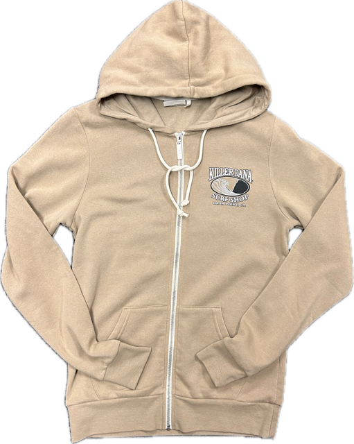 Wave Logo Zip Hoody Hazelnut