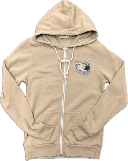 Wave Logo Zip Hoody Hazelnut