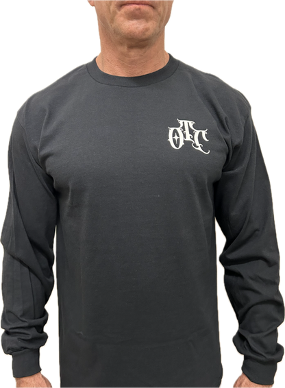 Off The Chain Wings Long Sleeve Tee Black