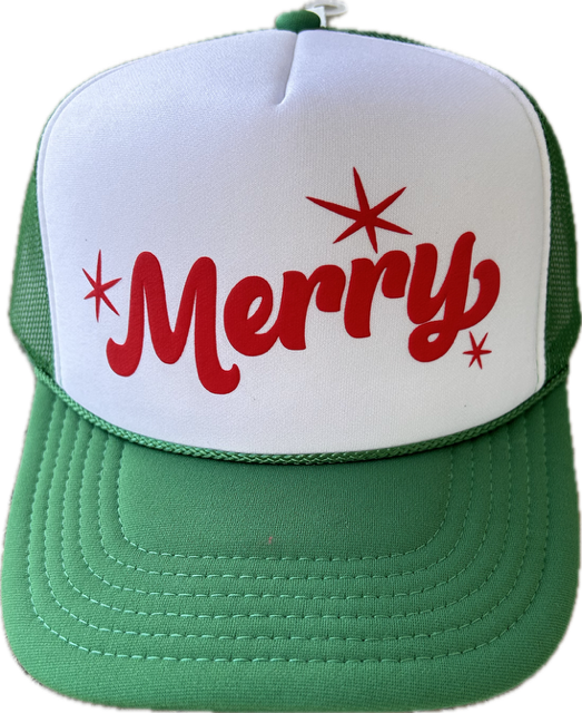 Local Beach Merry Trucker Hat - Green