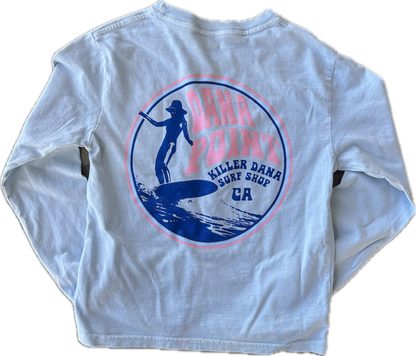 KD Youth SUP Surfer LS Tee - Powder