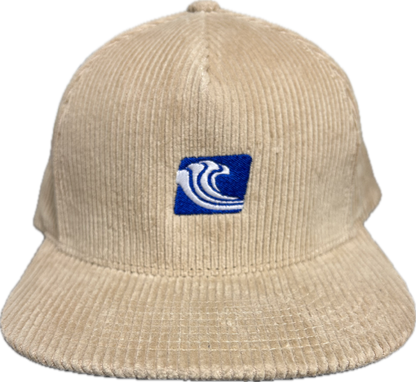 KD Wave Logo Corduroy Hat - Sand