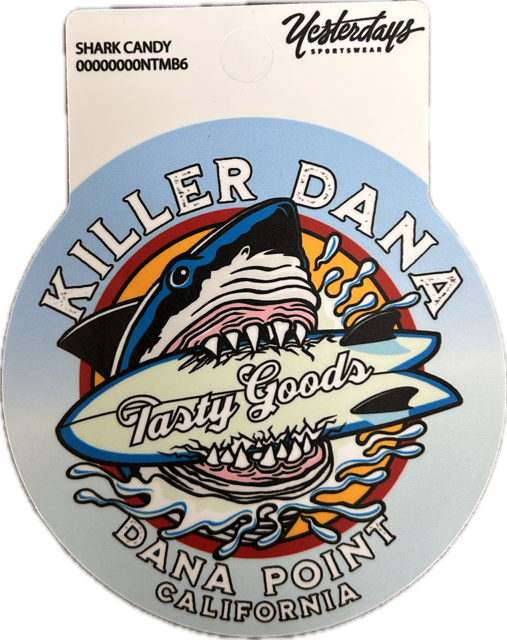 KD Shark Candy Sticker