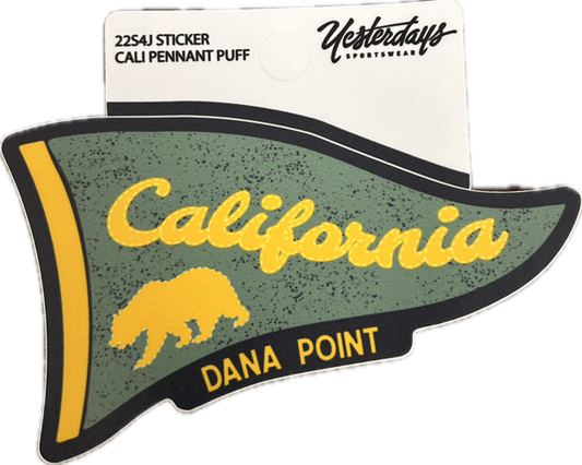 Cali Pennant DP Sticker