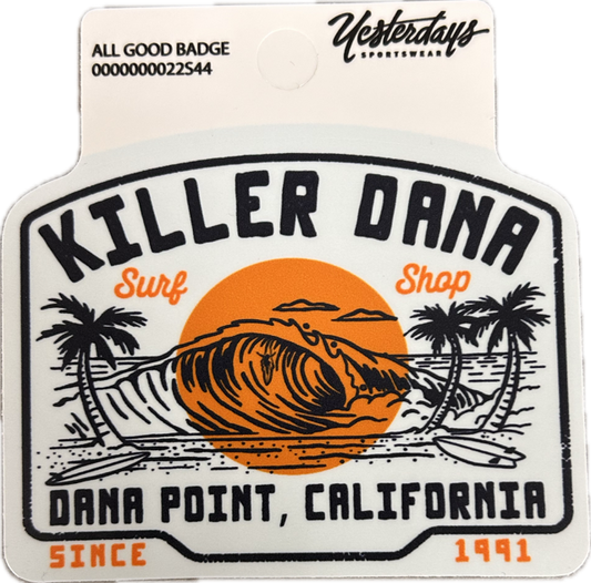 KD All Good Badge Sticker