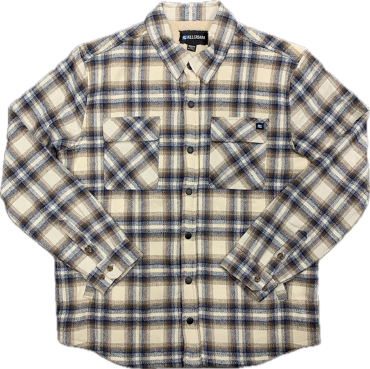 Killer Dana Bluebird Flannel Jacket - Off White