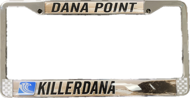 Killer Dana Chrome License Plate Frame