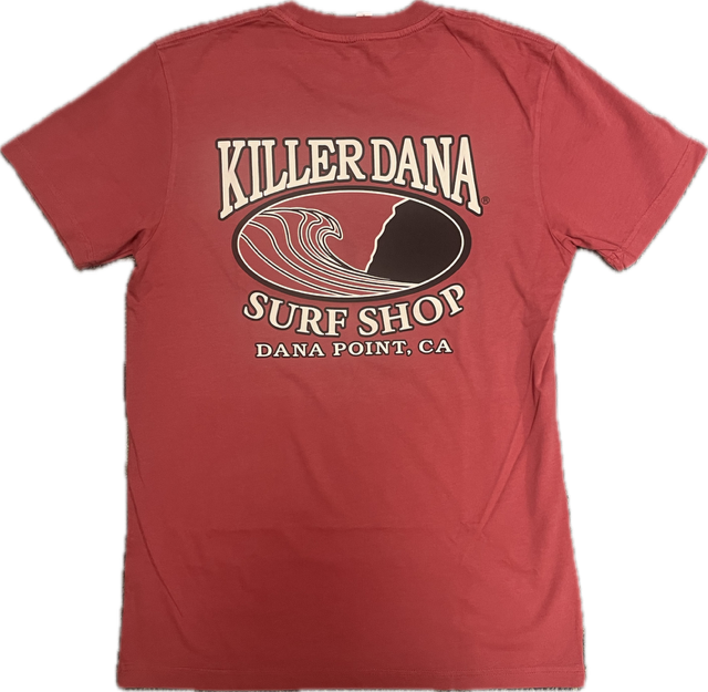 Wave Logo SS Tee Red