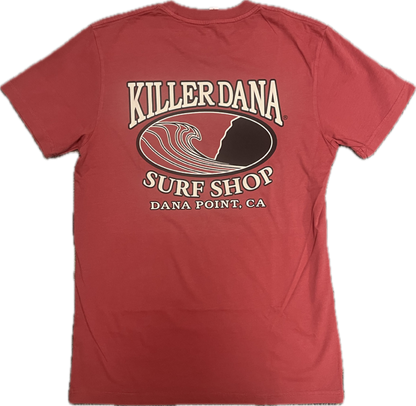 Wave Logo SS Tee Red