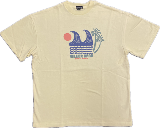 KD Wave of Life Club Boyfriend Cut Tee - Lemon
