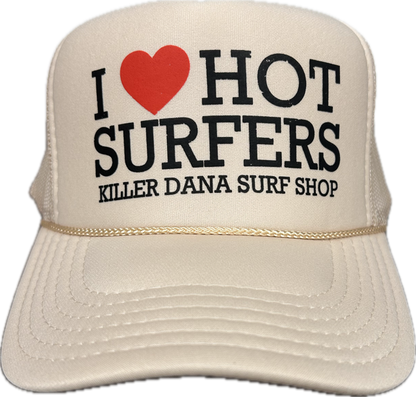 I LOVE HOT SURFERS TRUCKER
