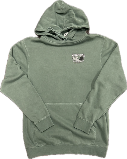 Wave Logo Pullover Hoodie Green
