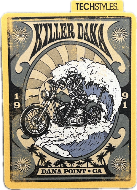 KD Undead Sticker Yellow/Blue