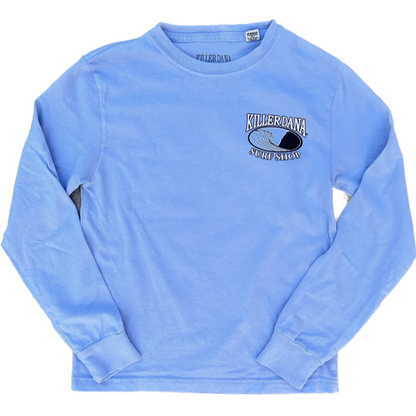 Youth Wave Logo L/S Tee Blue