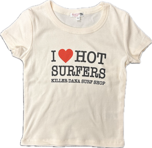 I Love Hot Surfers - Ivory