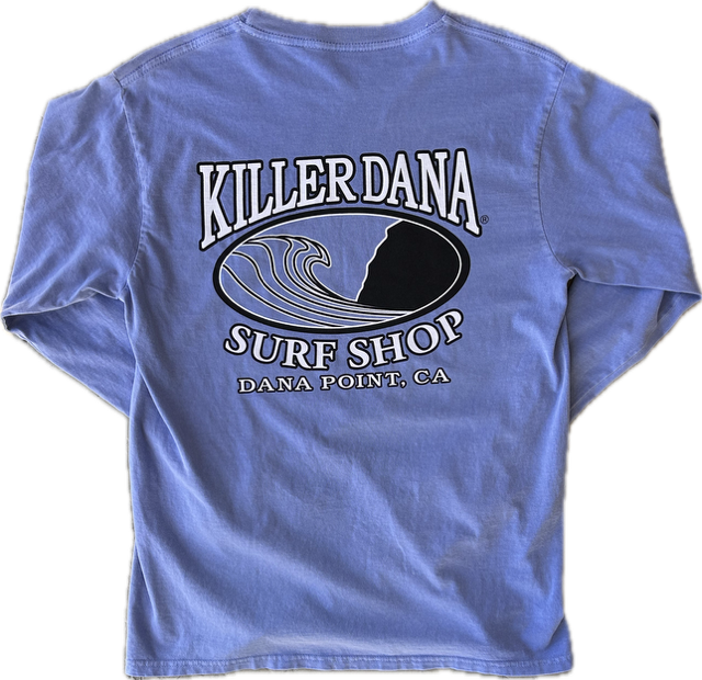 Killer Dana Wave Logo L/S Tee - Atlantic Blue