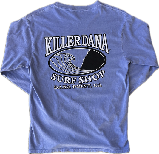 Killer Dana Wave Logo L/S Tee - Atlantic Blue