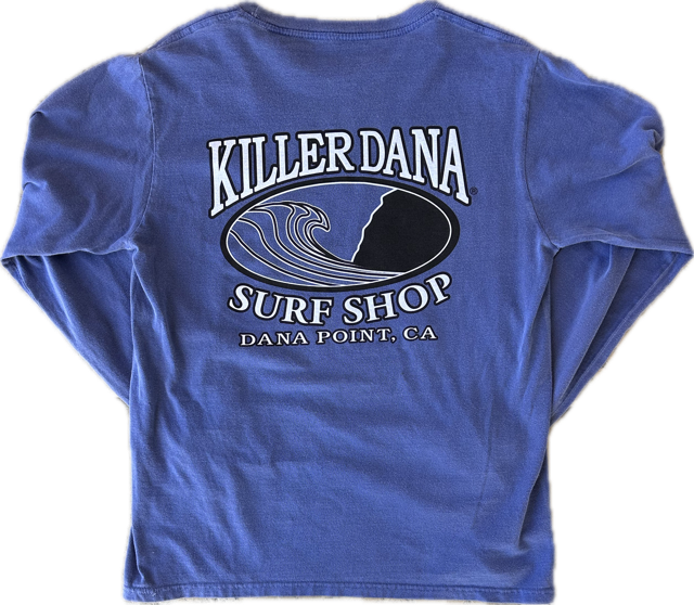 Killer Dana Wave Logo L/S Tee -Pacific Blue