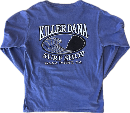 Killer Dana Wave Logo L/S Tee -Pacific Blue