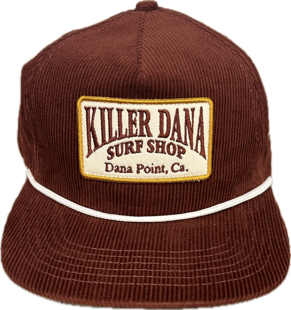 Corduroy Patch Rope Hat - Clay