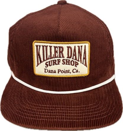 Corduroy Patch Rope Hat - Clay