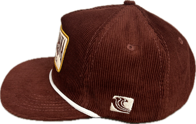Corduroy Patch Rope Hat - Clay