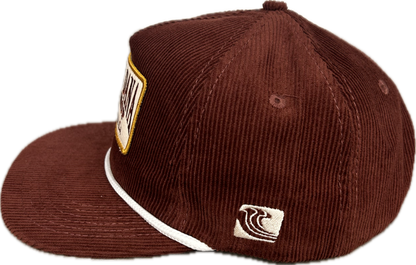 Corduroy Patch Rope Hat - Clay