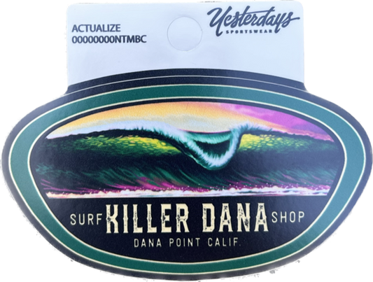 KD Surf Shop Actualize Wave Sticker