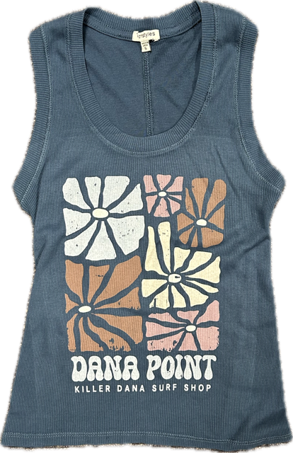 KD Flower Shop Dana Point Tank - Aegean Blue