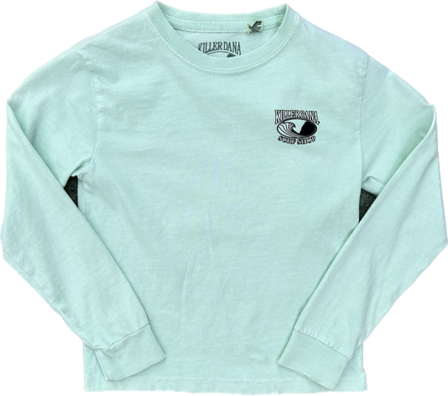 Youth Wave Logo L/S Tee Mint