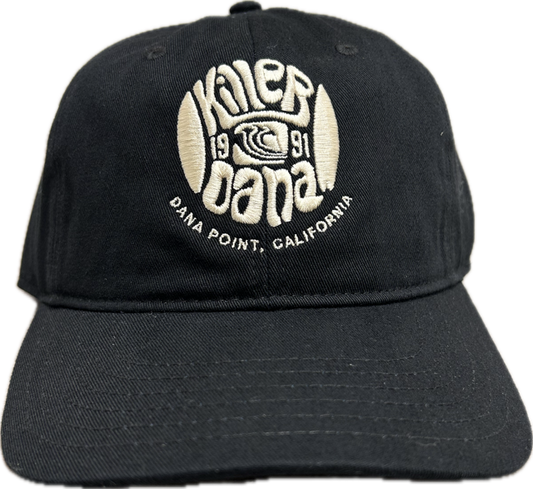 KD 1991 Embroidered Hat Black