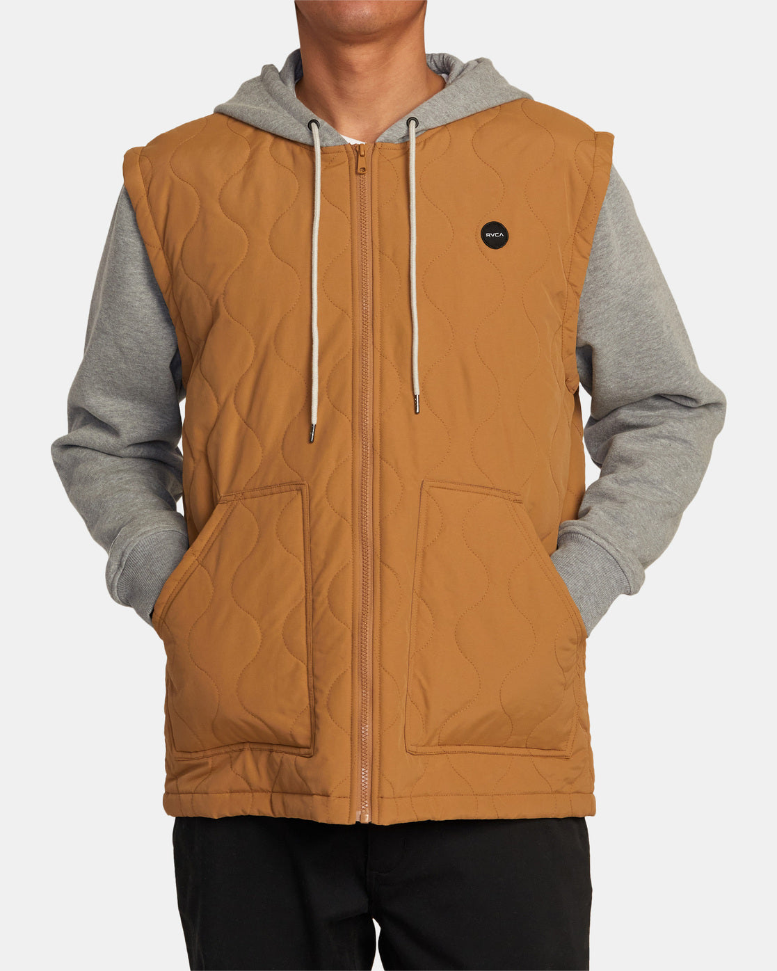 RVCA Grant Puffer Hood Fleece Jacket