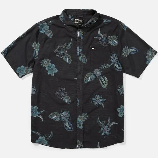 Salty Crew Breezer Perferated SS Woven - Black