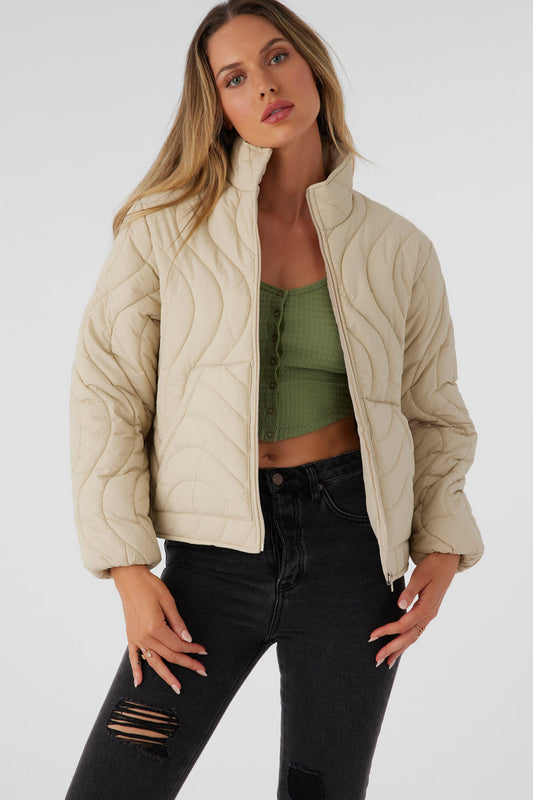 O'Neill Eden Quilted Jacket - Cement