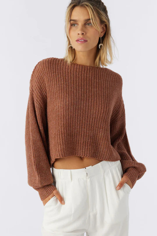 O'Neill Hillside Sweater Rustic Brown