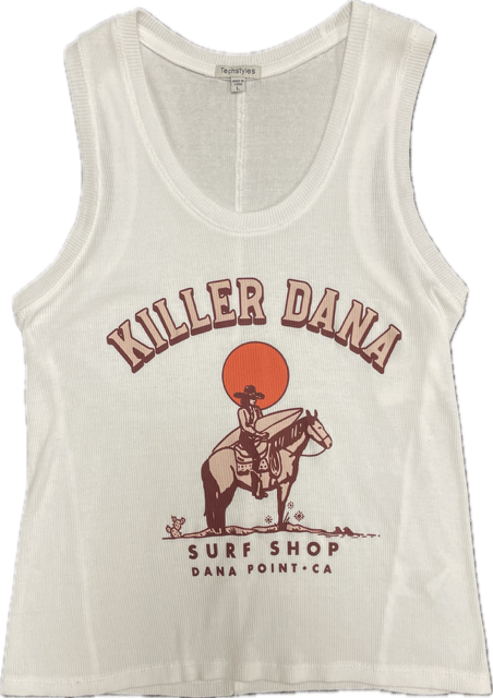 KD Big Horizons Tank Top - White