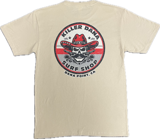 KD Skull Face SS Pocket Tee - Sand