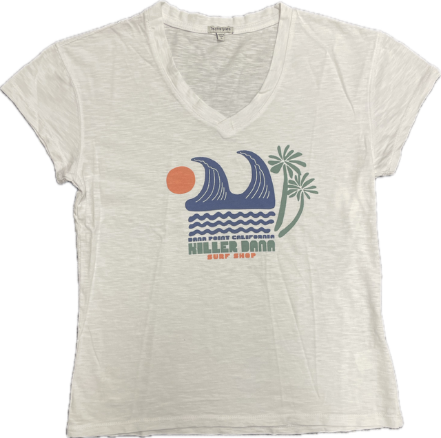 KD Wave of Life V-Neck - White
