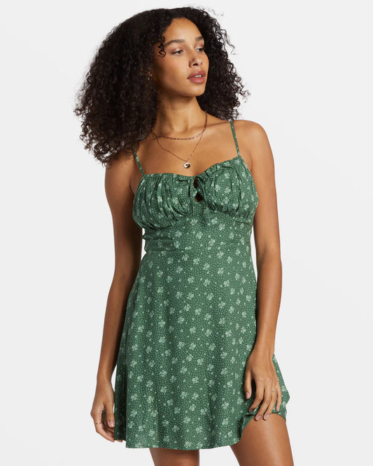 Billabong Island Calling Dress - Green