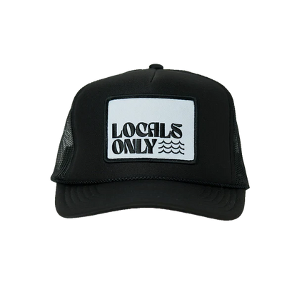 Local Beach Locals Only Trucker Hat Black