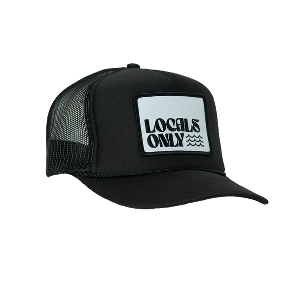 Local Beach Locals Only Trucker Hat Black