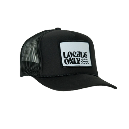 Local Beach Locals Only Trucker Hat Black