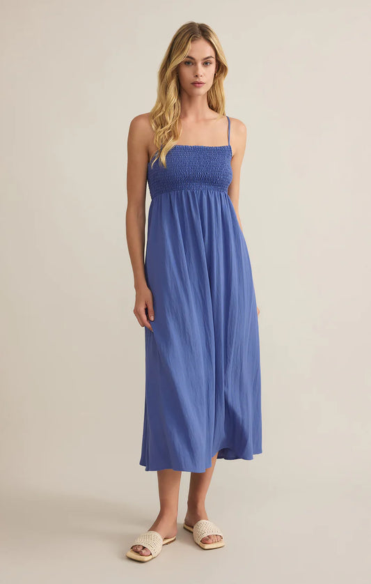 Z Supply Beachside Midi Dress - Blue