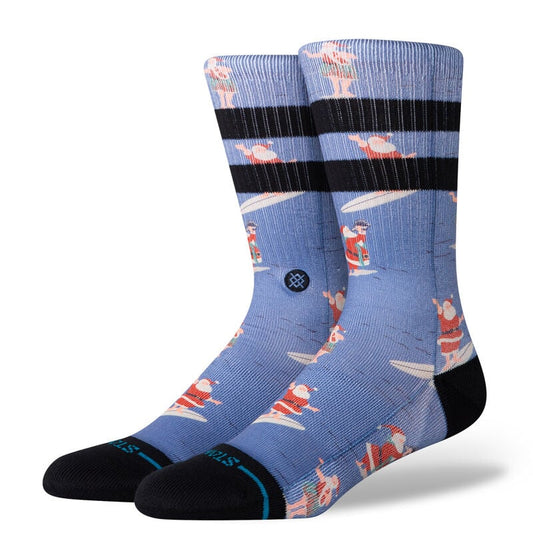 Stance Surfing Santa Crew - Blue